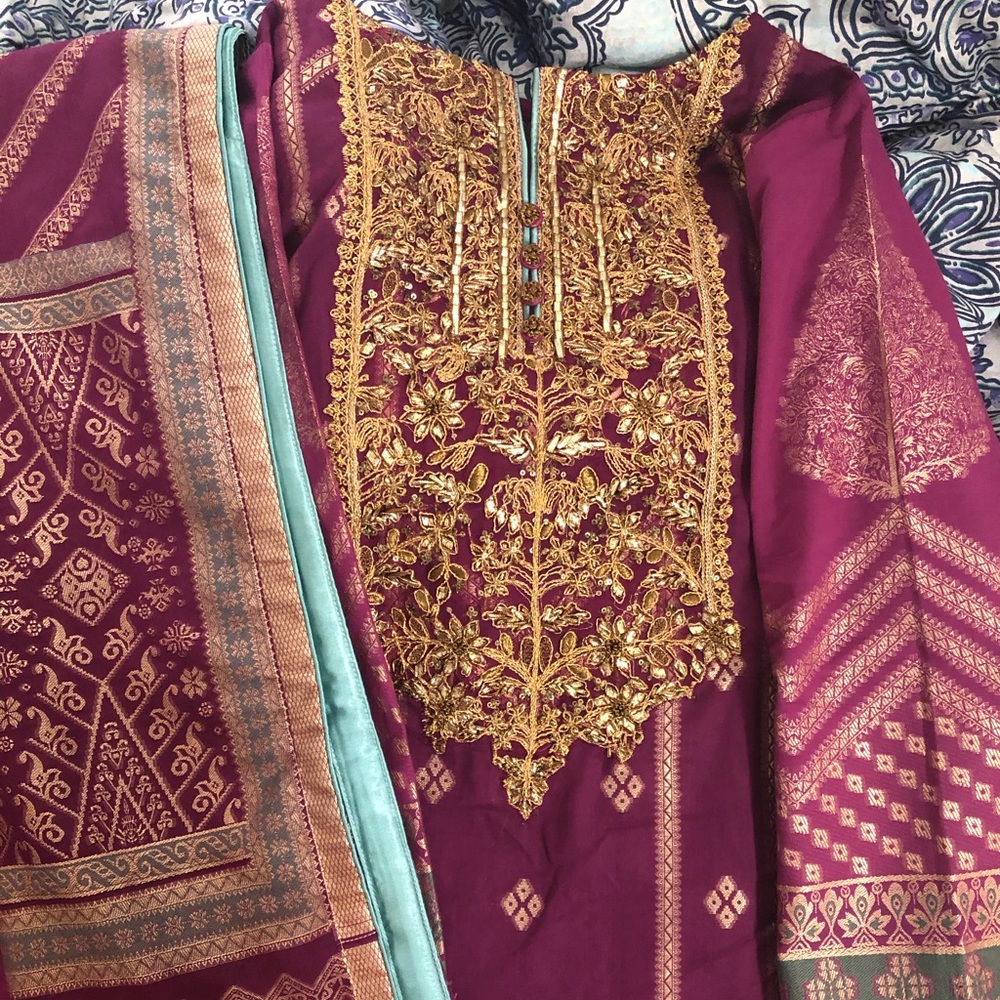 Alkaram 3 pc kameez
